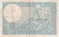 Francia 10 Francs - Minerva -  07-07-1932 - Serial N.66761