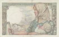Francia 10 Francs - Minerva -  22-06-1944 - Serial W.88