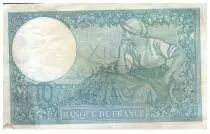 Francia 10 Francs - Minerva - 12.12.1940 - S&eacute;rie B.81644 - Fay.7.24