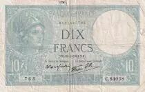 Francia 10 Francs - Minerva - 16-01-1941 - Serial C.84058 - P.73