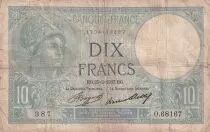 Francia 10 Francs - Minerva - 25-02-1937 - Serial O.68167 - F - P.73