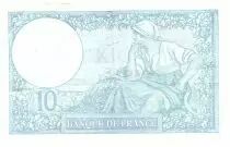 Francia 10 Francs - Minerva - 26.09.1940 - S&eacute;rie P.76369 - Fay.07.15