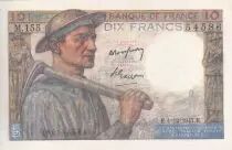 Francia 10 Francs - Minor - 04-12-1947 - Serial M.155 - P.99