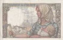 Francia 10 Francs - Minor - 07-04-1949 - Serial O.190 -  P.99