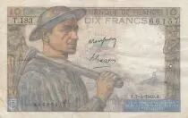 Francia 10 Francs - Minor - 07-04-1949 - Serial T.183