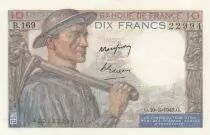 Francia 10 Francs - Minor - 10-03-1949 - Serial B.169
