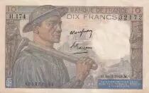 Francia 10 Francs - Minor - 10-03-1949 - Serial H.174 - P.99