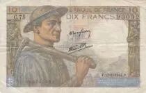 Francia 10 Francs - Minor - 13-01-1944 - Serial C.75