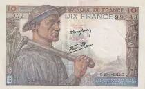 Francia 10 Francs - Minor - 20-01-1944 - Serial O.79 -  P.99