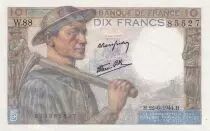 Francia 10 Francs - Minor - 22-06-1944 - Serial W.88 - P.99