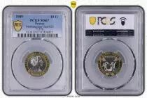 Francia 10 Francs - Montesquieu - 1989 Frappe Courante - PCGS MS 67