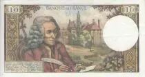 Francia 10 Francs - Voltaire - 02-03-1972 - Serial W.763