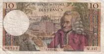 Francia 10 Francs - Voltaire - 03-03-1966 - Serial W.247 - P.147