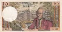 Francia 10 Francs - Voltaire - 03-06-1971 - S&eacute;rie O.685 - P.147