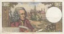 Francia 10 Francs - Voltaire - 04-07-1968 - Serial S.414