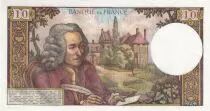 Francia 10 Francs - Voltaire - 05-01-1967 - Serial J.282 - P.142