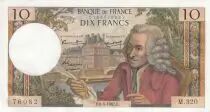 Francia 10 Francs - Voltaire - 06-04-1967 - Serial M.320
