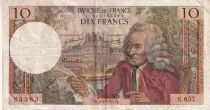 Francia 10 Francs - Voltaire - 08-01-1971 - Serial S.657 - P.147