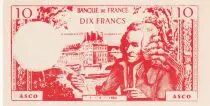 Francia 10 Francs - Voltaire - Billet scolaire - 1964