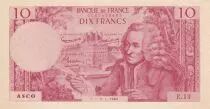 Francia 10 Francs - Voltaire - Billet scolaire - 1964