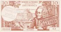Francia 10 Francs - Voltaire - Billet scolaire