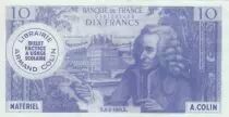 Francia 10 Francs - Voltaire - School banknote - 1964