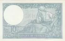 Francia 10 Francs  Minerva - 09-01-1941 - Serial X.83532