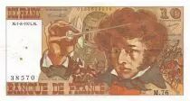 Francia 10 Francs Berlioz - 01-08-1974 Serial M.76 - VF