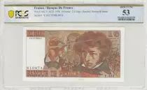 Francia 10 Francs Berlioz - 02-03-1978 - Serial V.303 - PCGS 53 AU