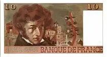 Francia 10 Francs Berlioz - 03-07-1975 Serial Q.192 2 consecutives numbers