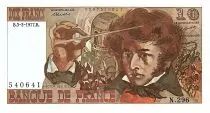 Francia 10 Francs Berlioz - 03.03.1977 - Serial N.296 - Fay.63.21