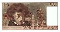 Francia 10 Francs Berlioz - 03.10.1974 - Serial V.92 - Fay.63.07a