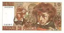Francia 10 Francs Berlioz - 06.02.1975- Serial K.139 - Fay.63.8