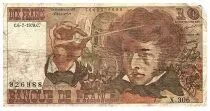 Francia 10 Francs Berlioz - 06.07.1978  - Serial X.306 - Last date - Fay.63.25