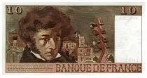 Francia 10 Francs Berlioz - 07.08.1975  - Serial J.221 - Fay.63.12