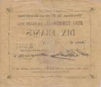 Francia 10 Francs Flers-En-Escrebieux City - 1914