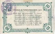 Francia 10 Francs Fontaine Notre-Dame City - 1915