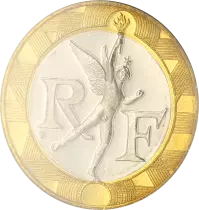 Francia 10 Francs G&eacute;nie (ann&eacute;es vari&eacute;es 1988-1992)