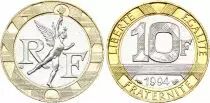 Francia 10 Francs Genius 1994 - bee UNC