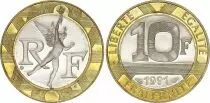 Francia 10 Francs Genius 1994 - ISSUING OF A FOLDER - SPL