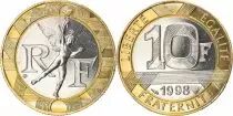 Francia 10 Francs Genius 1998 -  BU