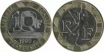 Francia 10 Francs Genius of the Bastille - 1990 UNC