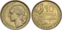 Francia 10 Francs Guiraud - 1951 B Beaumont - Le Roger