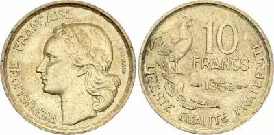 Francia 10 Francs Guiraud - 1953