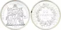 Francia 10 Francs Hercules - 1973 - Silver - UNC from proof set