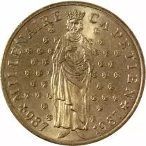 Francia 10 Francs Hugo Capet First King of France (987-996) - 1987