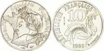 Francia 10 Francs Jimenez - 1986