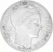 Francia 10 Francs Laureate head - 1938