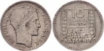 Francia 10 Francs Laureate head - 1946