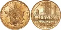 Francia 10 Francs Mathieu - 1975 Edge A